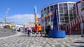 Children enjoying the fun rides at CurryÃ¢â¬â¢s BarryÃ¢â¬â¢s Amusements Portrush Northern Ireland 29-05-22